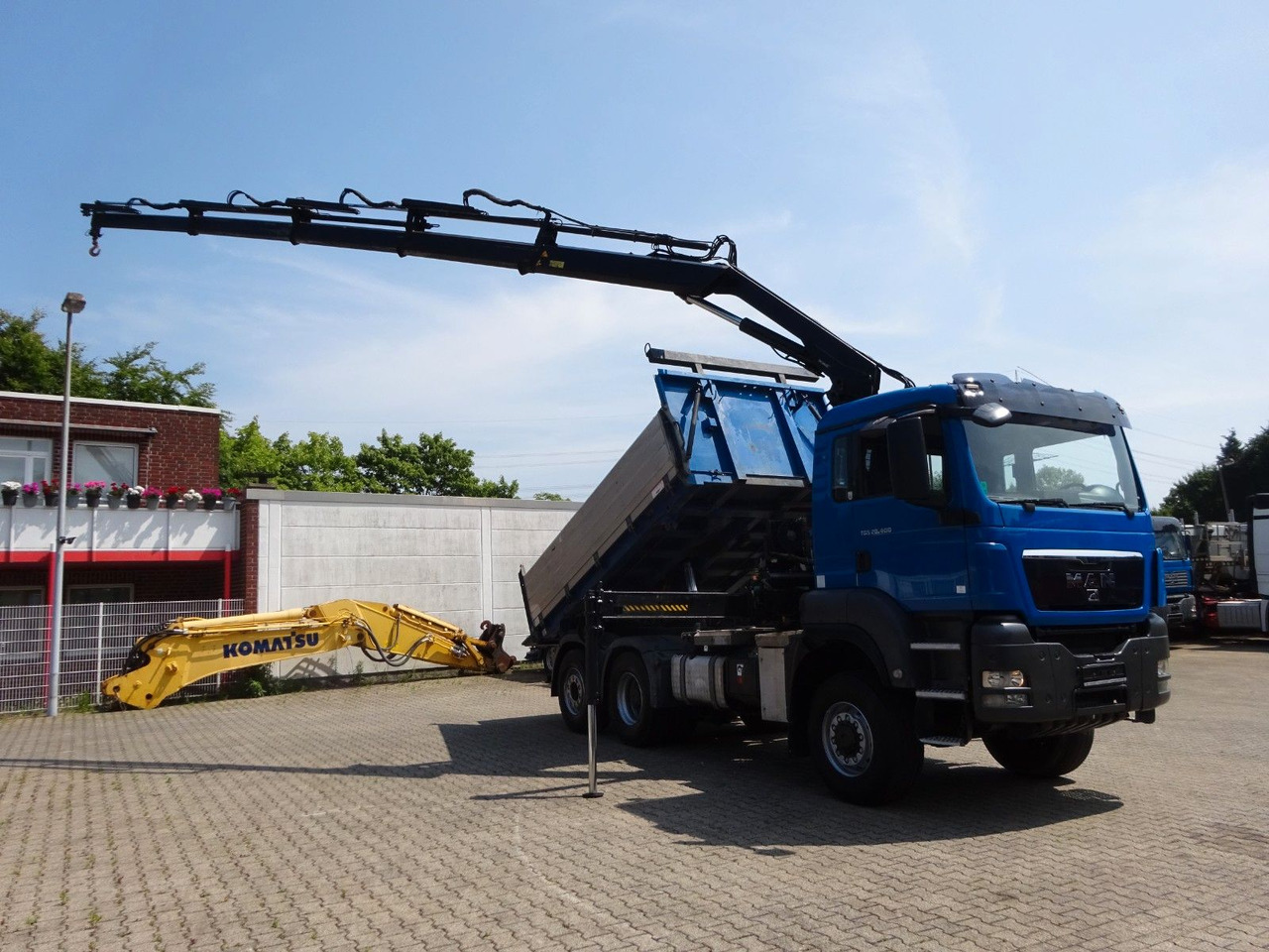 MAN 28.400 TGS 3Skipper+HIAB 166 E-4 HIPRPO 6x4-4 - Sklápač, Auto s hydraulickou rukou: obrázok 4 MAN 28.400 TGS 3Skipper+HIAB 166 E-4 HIPRPO 6x4-4 - Sklápač, Auto s hydraulickou rukou: obrázok 4