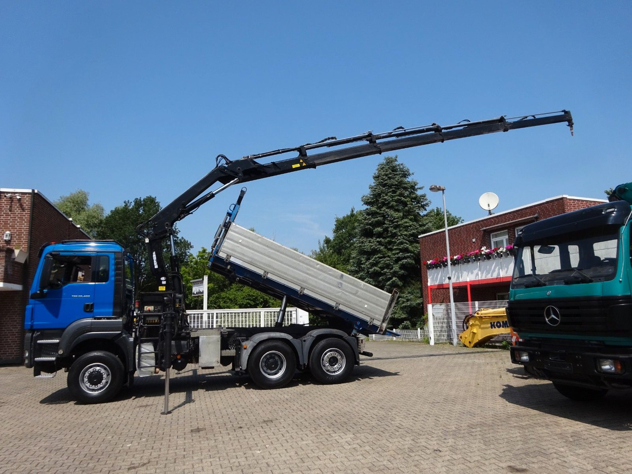 MAN 28.400 TGS 3Skipper+HIAB 166 E-4 HIPRPO 6x4-4 - Sklápač, Auto s hydraulickou rukou: obrázok 3 MAN 28.400 TGS 3Skipper+HIAB 166 E-4 HIPRPO 6x4-4 - Sklápač, Auto s hydraulickou rukou: obrázok 3