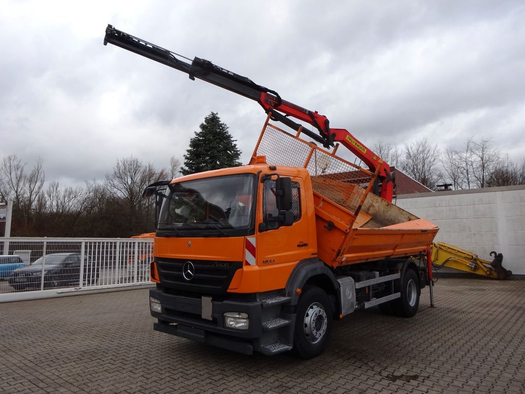 Mercedes-Benz 1833 Axor Kipper mit Kran Wechselsytem - Sklápač, Auto s hydraulickou rukou: obrázok 2 Mercedes-Benz 1833 Axor Kipper mit Kran Wechselsytem - Sklápač, Auto s hydraulickou rukou: obrázok 2