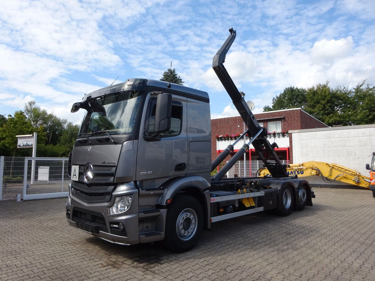 Mercedes-Benz 2545 Actros MEILLER Abroller +Lift-Lenkachse - Hákový nosič kontajnerov: obrázok 1 Mercedes-Benz 2545 Actros MEILLER Abroller +Lift-Lenkachse - Hákový nosič kontajnerov: obrázok 1