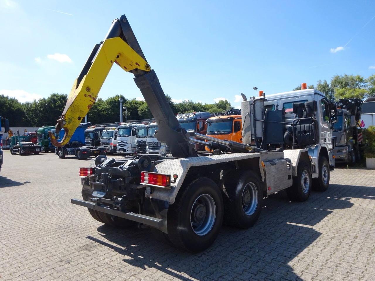 Hákový nosič kontajnerov Mercedes-Benz 3244  Actros PALFINGER Abroller 8x4: obrázok 10
