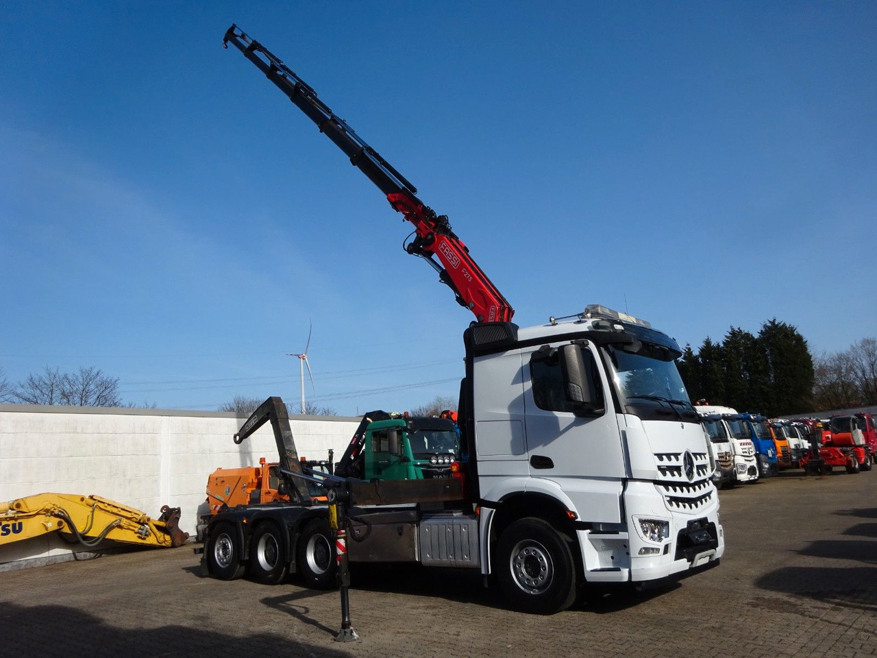 Mercedes-Benz 3248 Fassi Abroller + Fassi F275A 8x4 TRIDEM - Auto s hydraulickou rukou: obrázok 1 Mercedes-Benz 3248 Fassi Abroller + Fassi F275A 8x4 TRIDEM - Auto s hydraulickou rukou: obrázok 1