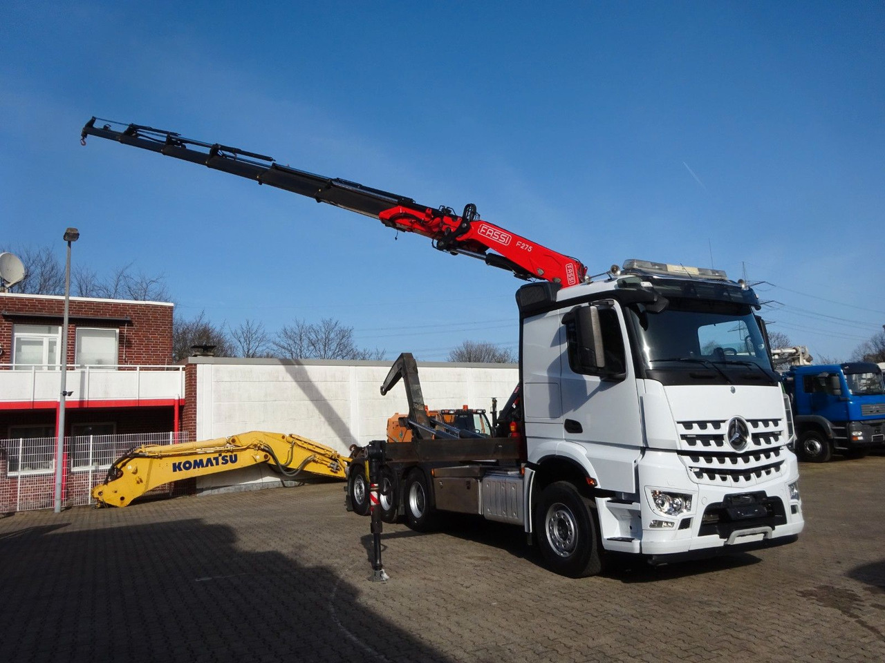 Mercedes-Benz 3248 Fassi Abroller + Fassi F275A Kran 6x2 - Hákový nosič kontajnerov, Auto s hydraulickou rukou: obrázok 5 Mercedes-Benz 3248 Fassi Abroller + Fassi F275A Kran 6x2 - Hákový nosič kontajnerov, Auto s hydraulickou rukou: obrázok 5