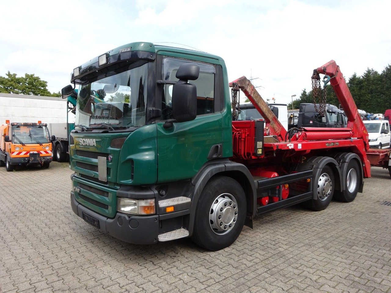 Scania P310 Absetzkipper MEILLER mit Lift+Lenkachse 6x2 - Sklápač: obrázok 2 Scania P310 Absetzkipper MEILLER mit Lift+Lenkachse 6x2 - Sklápač: obrázok 2