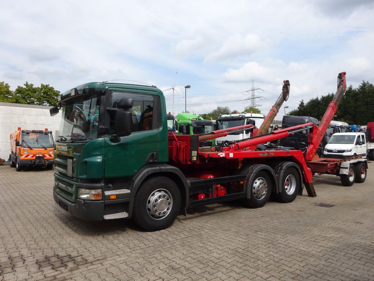 Scania P310 Absetzkipper MEILLER mit Lift+Lenkachse 6x2 - Sklápač: obrázok 3 Scania P310 Absetzkipper MEILLER mit Lift+Lenkachse 6x2 - Sklápač: obrázok 3