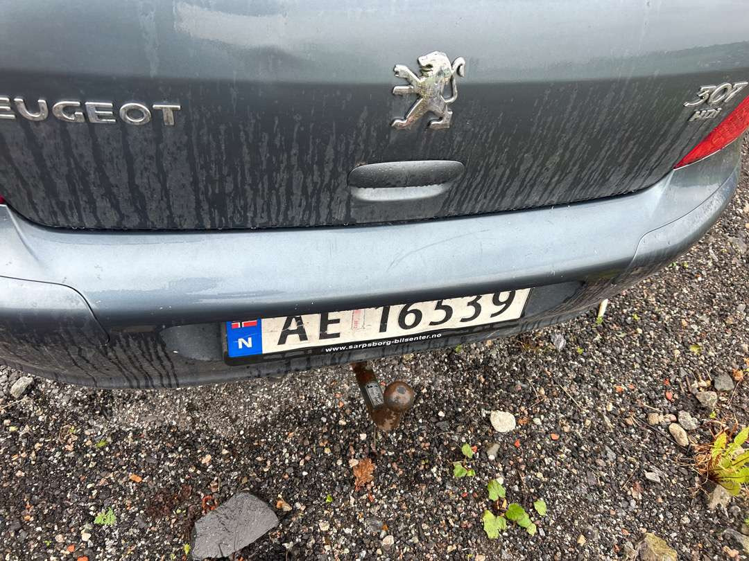 2007 Personbil PEUGEOT 307 EU-godkjent - Automobil: obrázok 5 2007 Personbil PEUGEOT 307 EU-godkjent - Automobil: obrázok 5