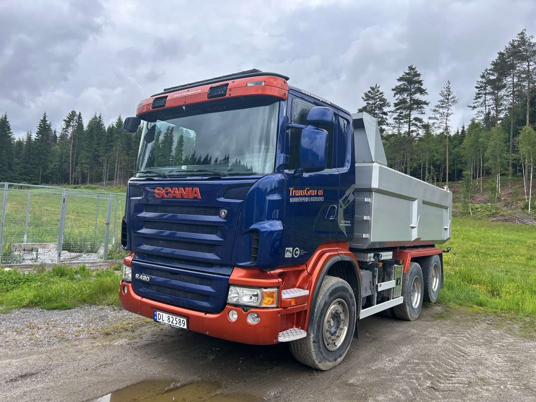 2008 Lastebil/dumper SCANIA R 420 CB6X2HNA EU-godkjent - Sklápač: obrázok 1 2008 Lastebil/dumper SCANIA R 420 CB6X2HNA EU-godkjent - Sklápač: obrázok 1