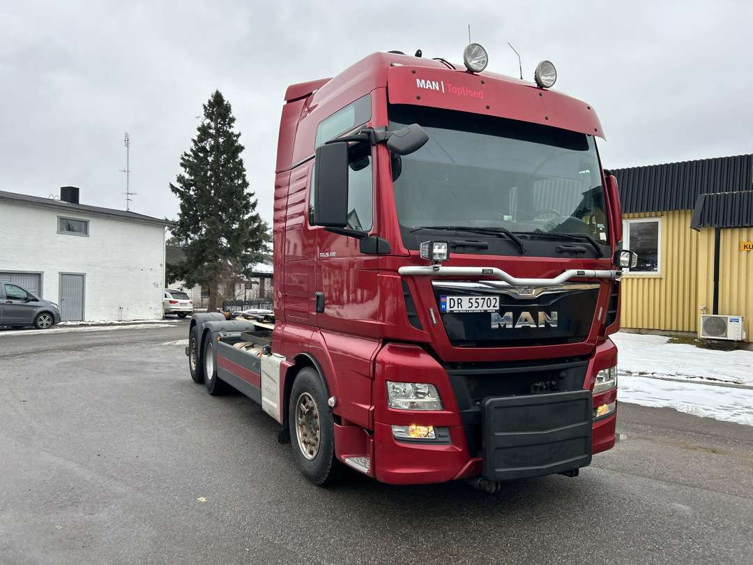 2014 MAN TGX 26.480 Krokbil EU-godkjent Euroklasse 6T - Hákový nosič kontajnerov: obrázok 2 2014 MAN TGX 26.480 Krokbil EU-godkjent Euroklasse 6T - Hákový nosič kontajnerov: obrázok 2