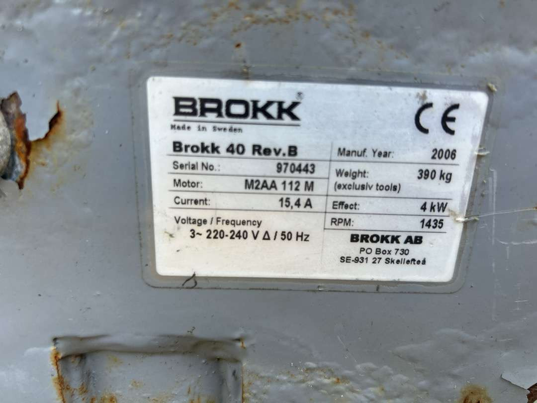 2006 elektrisk drevet rivningsrobot Fra Brokk 40 - Stavebné stroje: obrázok 5 2006 elektrisk drevet rivningsrobot Fra Brokk 40 - Stavebné stroje: obrázok 5