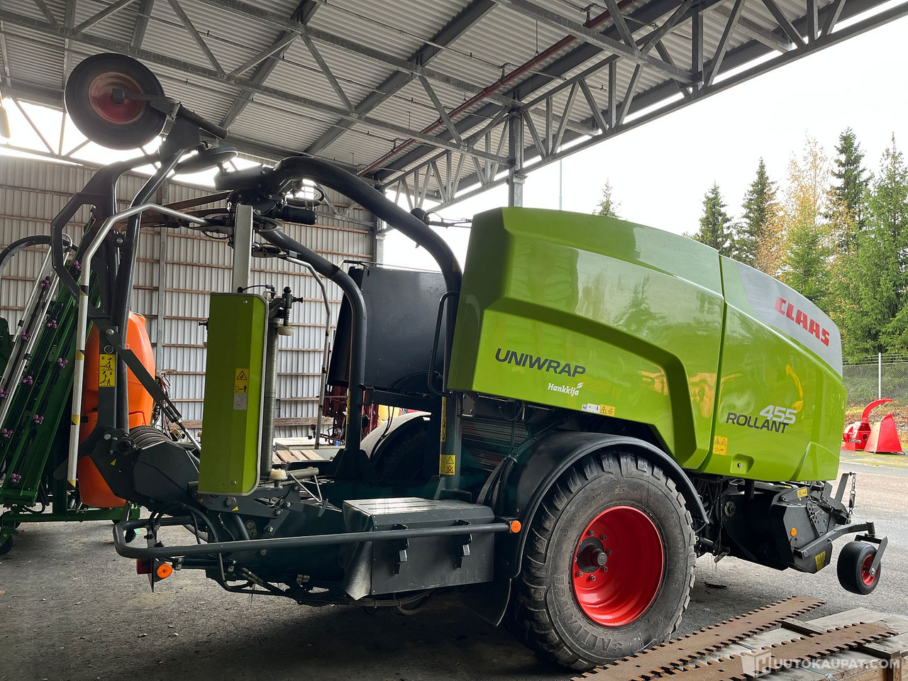 Claas 455 RC Uniwrap, 2021, MTK25, Tampere - Lis na okrúhle balíky, Obaľovací stroj: obrázok 1 Claas 455 RC Uniwrap, 2021, MTK25, Tampere - Lis na okrúhle balíky, Obaľovací stroj: obrázok 1
