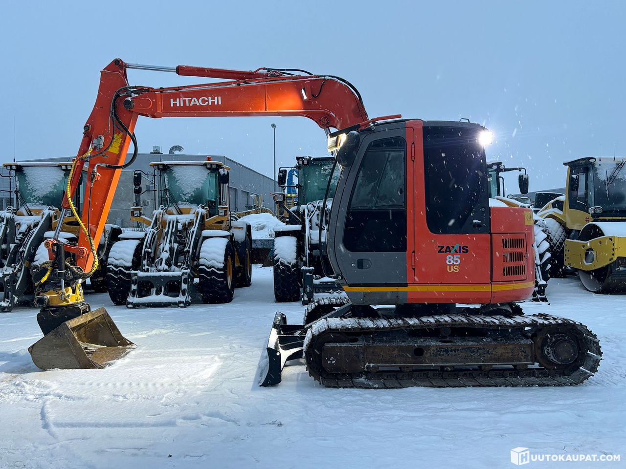 Hitachi Zaxis ZX85 with mono boom + Engcon. 2004. Tracked excavator, Tornio - Pásové rýpadlo: obrázok 4 Hitachi Zaxis ZX85 with mono boom + Engcon. 2004. Tracked excavator, Tornio - Pásové rýpadlo: obrázok 4