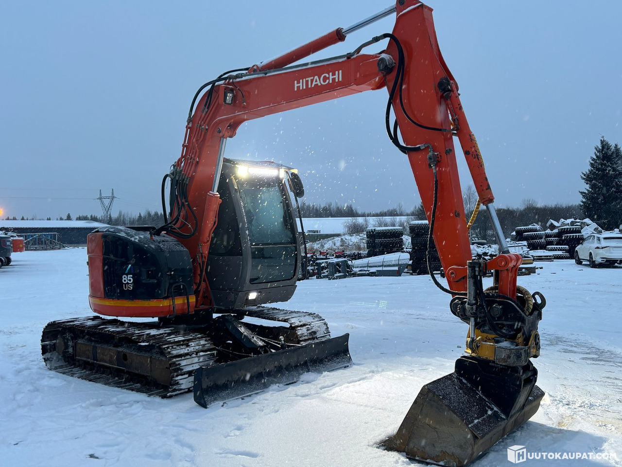 Hitachi Zaxis ZX85 with mono boom + Engcon. 2004. Tracked excavator, Tornio - Pásové rýpadlo: obrázok 2 Hitachi Zaxis ZX85 with mono boom + Engcon. 2004. Tracked excavator, Tornio - Pásové rýpadlo: obrázok 2