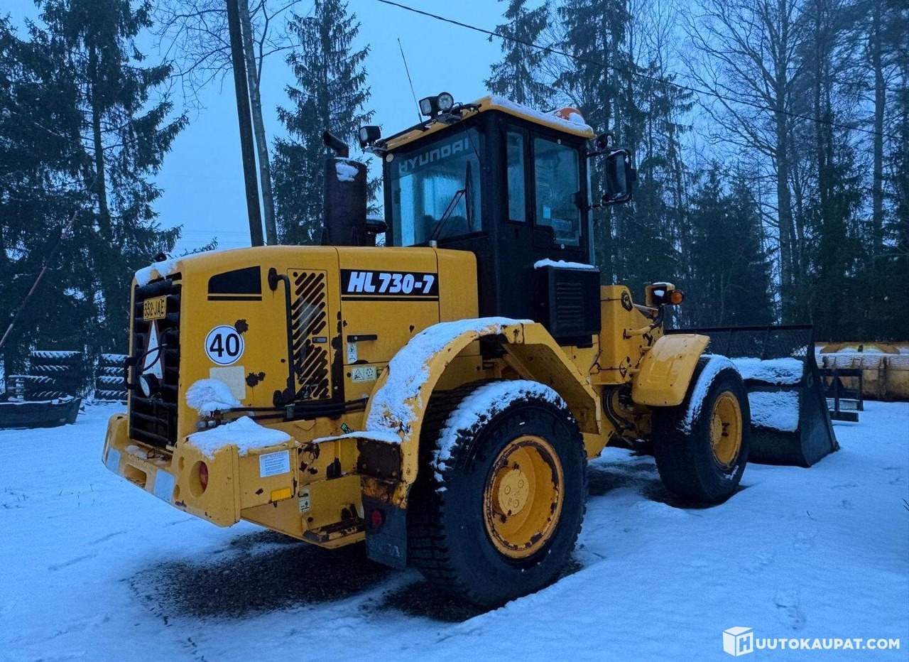 Hyundai HL 730-7 wheel loader, 2005, Porvoo - Kolesový nakladač: obrázok 4 Hyundai HL 730-7 wheel loader, 2005, Porvoo - Kolesový nakladač: obrázok 4