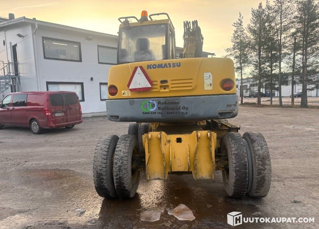 Komatsu PW110, 2007, 11,800 h wheeled excavator, Lieto - Kolesové rýpadlo: obrázok 4 Komatsu PW110, 2007, 11,800 h wheeled excavator, Lieto - Kolesové rýpadlo: obrázok 4