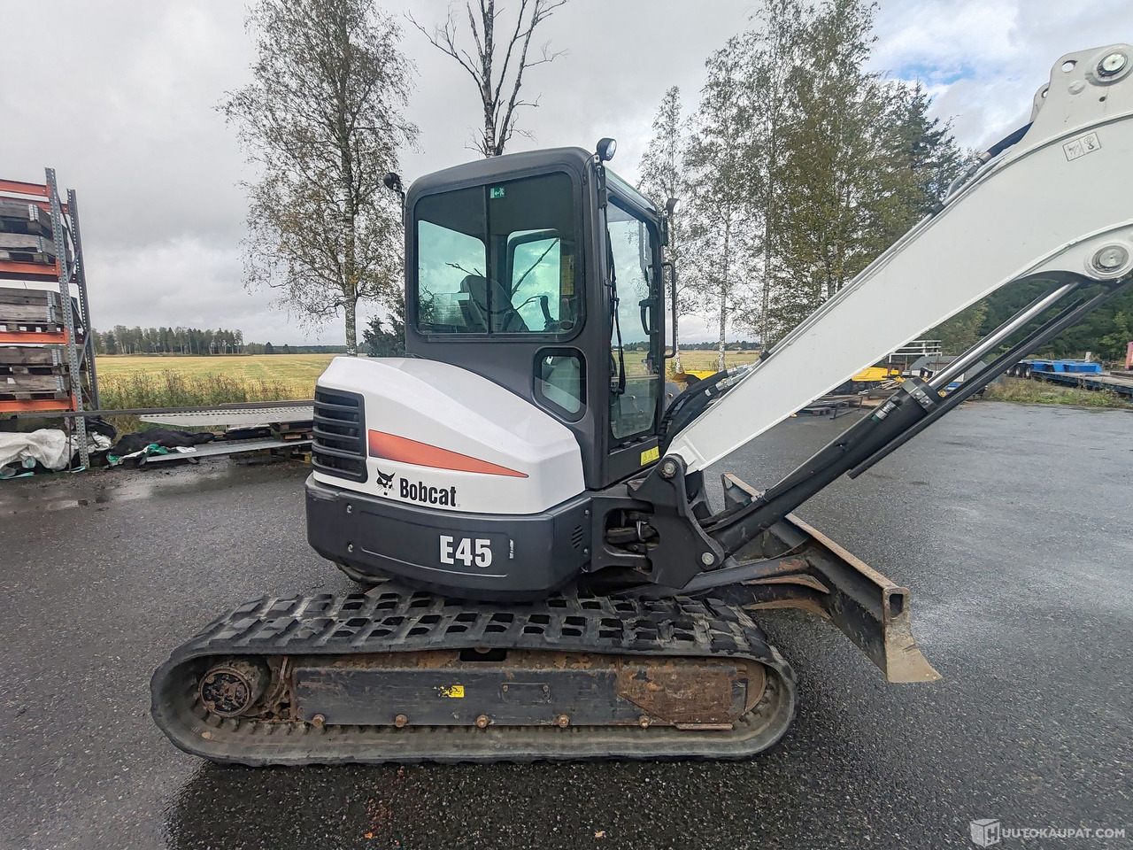 Stavebné stroje Bobcat E45 kaivinkone kahdella kauhalla, 1724H, 2021, Loimaa: obrázok 15