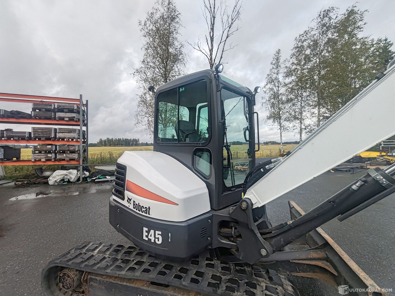 Stavebné stroje Bobcat E45 kaivinkone kahdella kauhalla, 1724H, 2021, Loimaa: obrázok 19