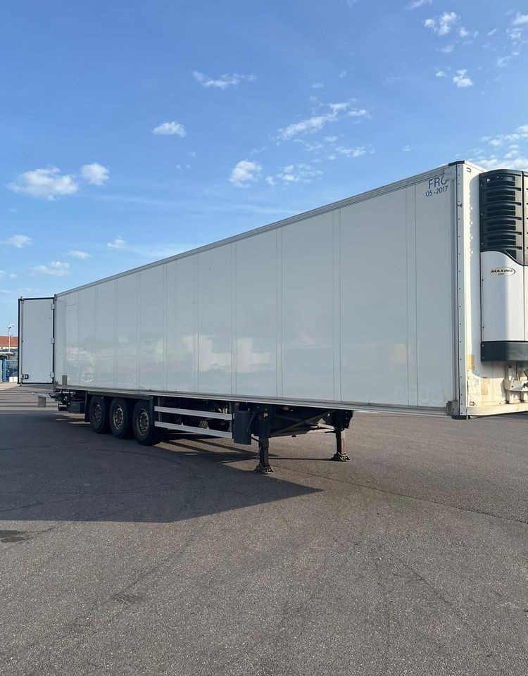 Schmitz Cargobull CARRIER MAXIMA 1300 / WINDA / DOPPEL STOCK / ŚCIANA GRODZIOWA / BELKI / PODNOSZONA OŚ / z Niemiec / TOP STAN 2011/ CARRIER CHŁODNIA CHLODNIA LODÓWKA PODWÓJNY ZAŁADUNEK PIĘTROWA - Náves chladírenské: obrázok 1 Schmitz Cargobull CARRIER MAXIMA 1300 / WINDA / DOPPEL STOCK / ŚCIANA GRODZIOWA / BELKI / PODNOSZONA OŚ / z Niemiec / TOP STAN 2011/ CARRIER CHŁODNIA CHLODNIA LODÓWKA PODWÓJNY ZAŁADUNEK PIĘTROWA - Náves chladírenské: obrázok 1
