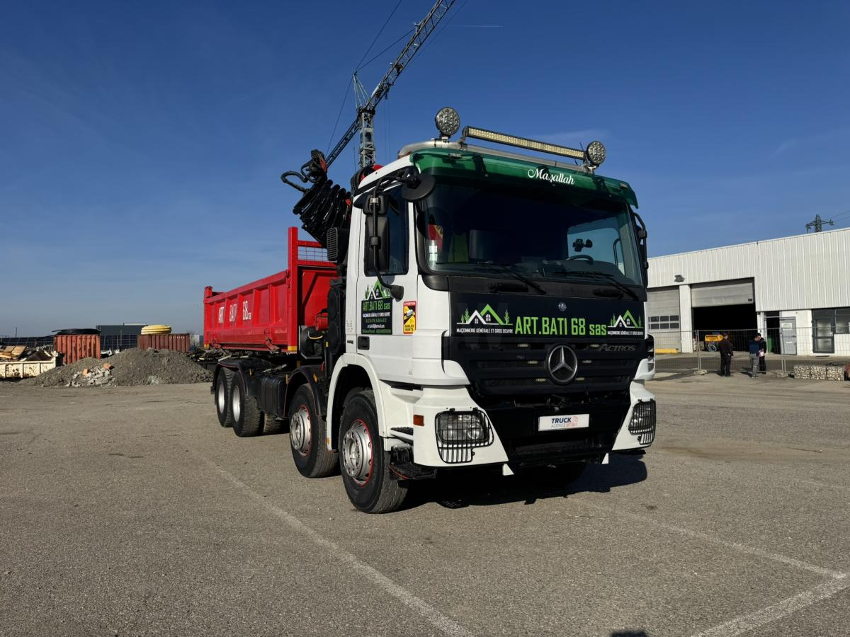 Mercedes Actros BLUETEC4 - Sklápač, Auto s hydraulickou rukou: obrázok 3 Mercedes Actros BLUETEC4 - Sklápač, Auto s hydraulickou rukou: obrázok 3