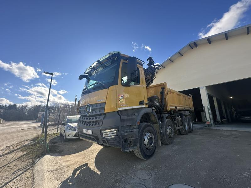Mercedes Arocs 3243 KN - Sklápač, Auto s hydraulickou rukou: obrázok 1 Mercedes Arocs 3243 KN - Sklápač, Auto s hydraulickou rukou: obrázok 1