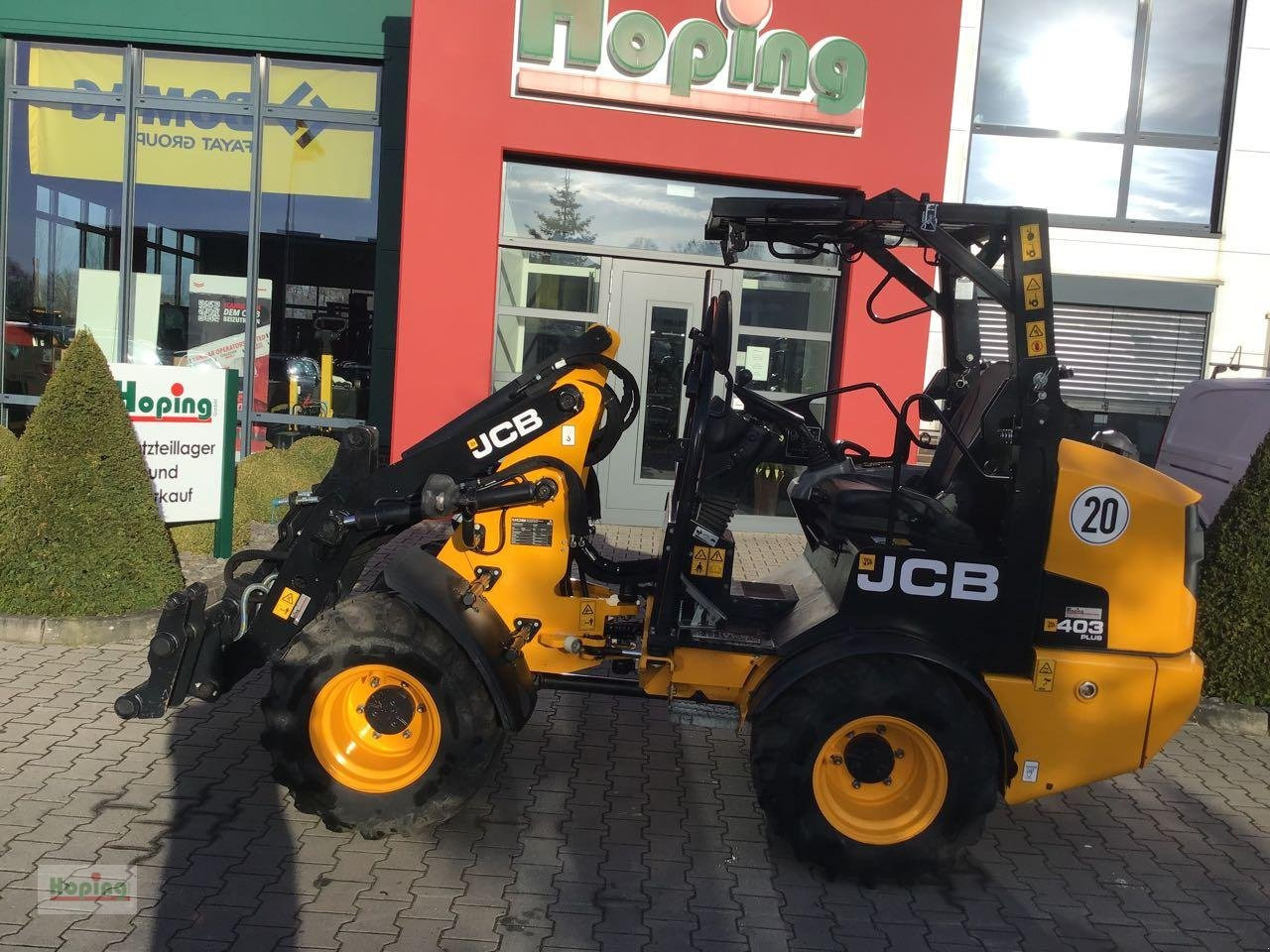 JCB 403 (Klappdach/Plus) - Kĺbový nakladač: obrázok 1 JCB 403 (Klappdach/Plus) - Kĺbový nakladač: obrázok 1