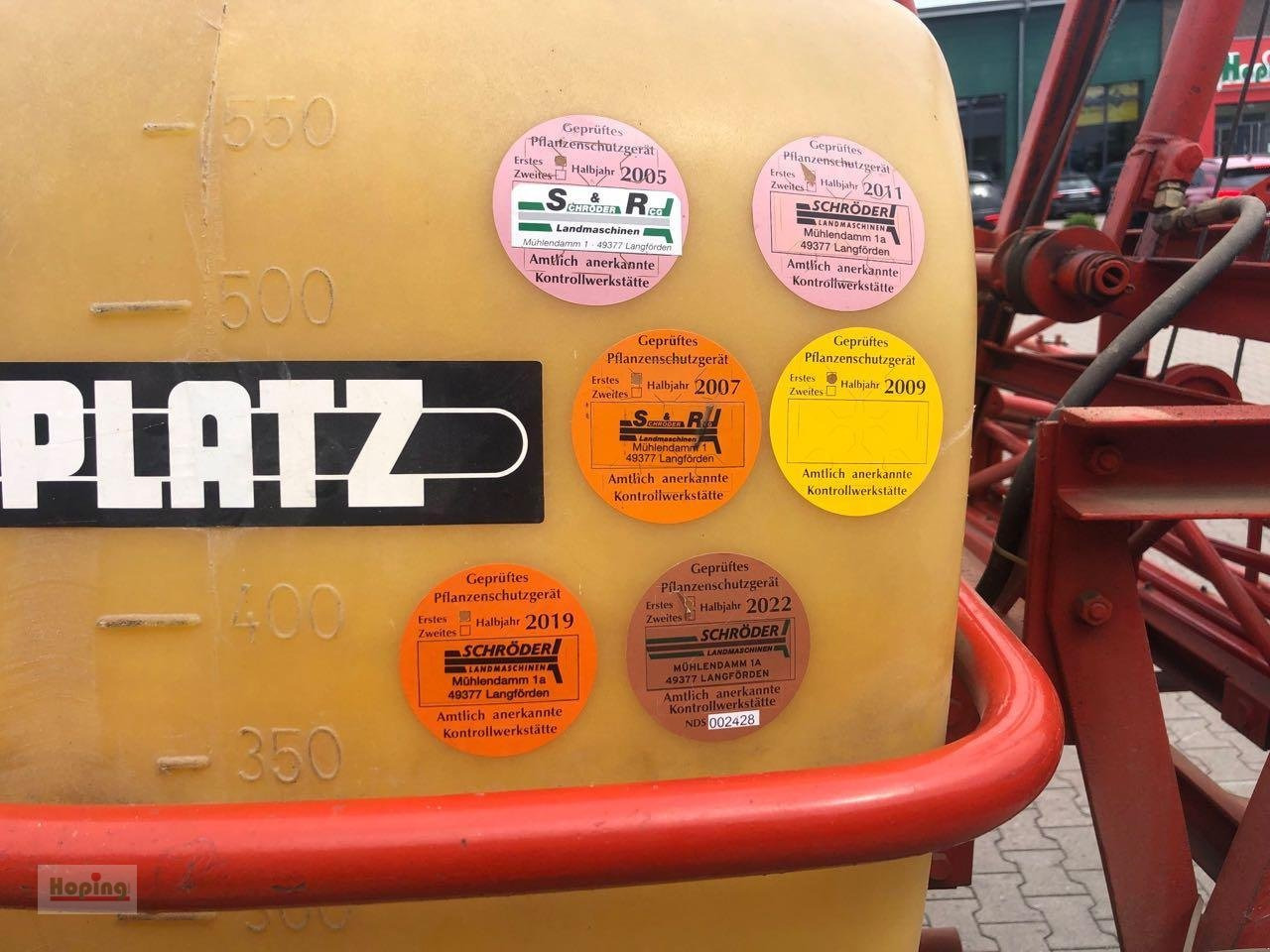 Platz 600 Liter - Postrekovač za traktor: obrázok 5 Platz 600 Liter - Postrekovač za traktor: obrázok 5