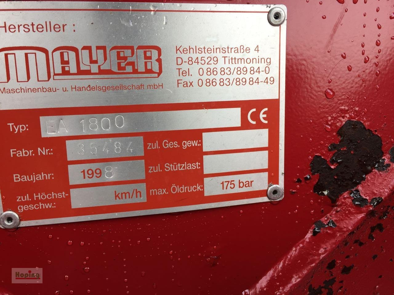 Siloking EA1800 - Stroj na silážovanie: obrázok 4 Siloking EA1800 - Stroj na silážovanie: obrázok 4