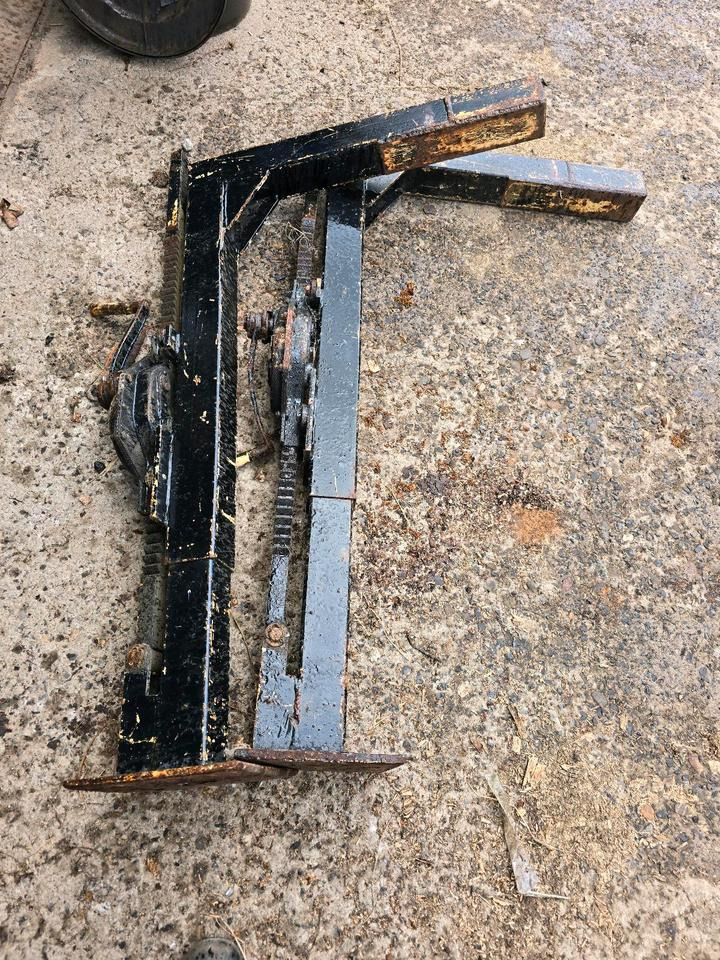 2x Stützen Winde für Salzstreuer Container Wohnkabine Schmidt Epoke Gmeiner Salzsilo Streuautomat Winterdienst - Naviják: obrázok 2 2x Stützen Winde für Salzstreuer Container Wohnkabine Schmidt Epoke Gmeiner Salzsilo Streuautomat Winterdienst - Naviják: obrázok 2