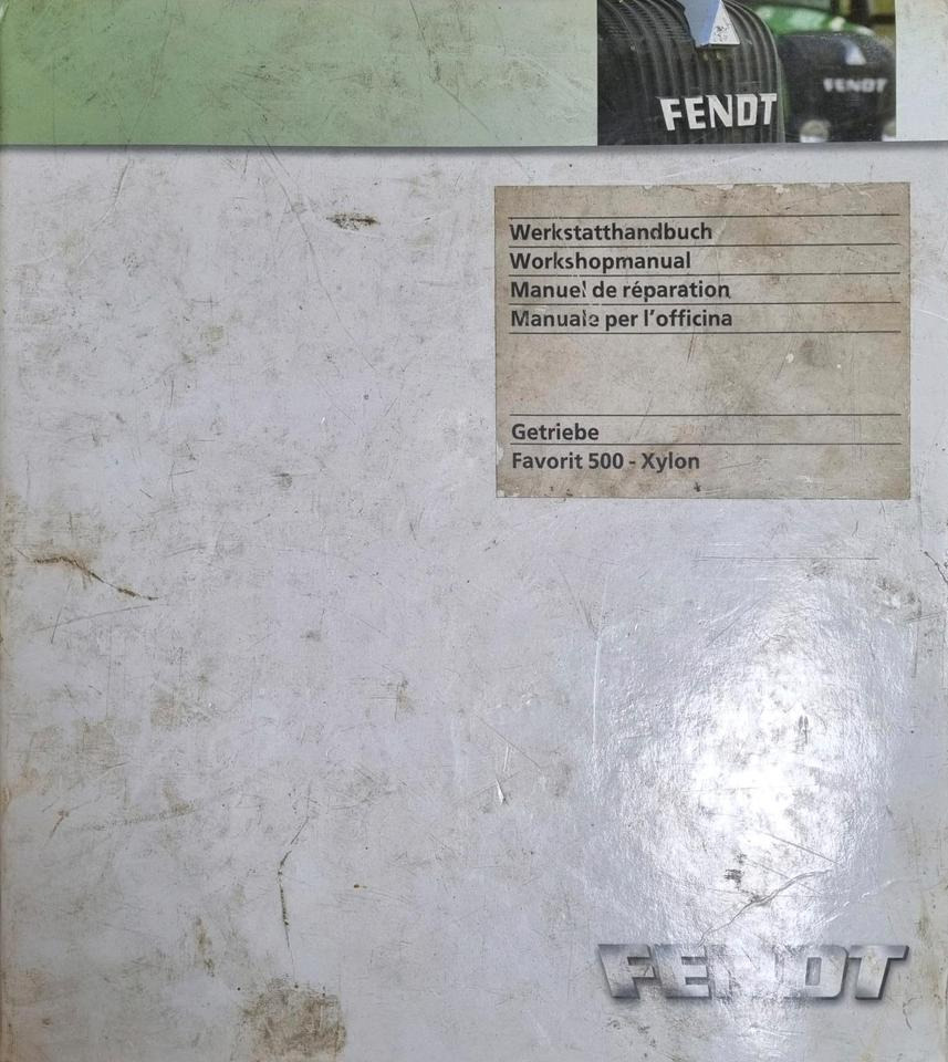 Fendt Xylon Werkstatthandbuch Reperaturanleitung 500 510 515 512 Favorit Werkstattbuch Bedienungsanleitung - Univerzálny diel pre Poľnohospodárske stroje: obrázok 1 Fendt Xylon Werkstatthandbuch Reperaturanleitung 500 510 515 512 Favorit Werkstattbuch Bedienungsanleitung - Univerzálny diel pre Poľnohospodárske stroje: obrázok 1