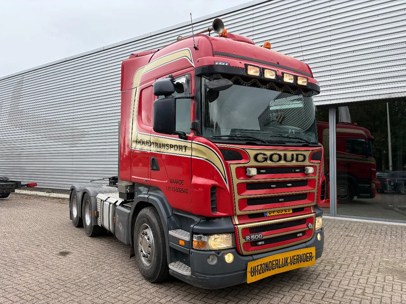 Scania R500 V8 / 6x4 / HANDGESCHAKELD / SCHUIFSCHOTEL / HYDRAULIEK / RETARDER / - Ťahač: obrázok 1 Scania R500 V8 / 6x4 / HANDGESCHAKELD / SCHUIFSCHOTEL / HYDRAULIEK / RETARDER / - Ťahač: obrázok 1