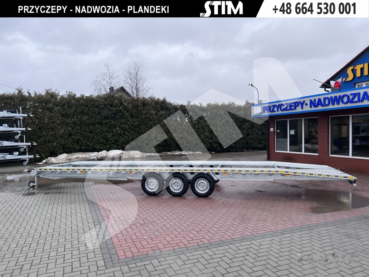 Stim L23/PP-TS/85-35S-RY - Príves prepravník áut: obrázok 1 Stim L23/PP-TS/85-35S-RY - Príves prepravník áut: obrázok 1