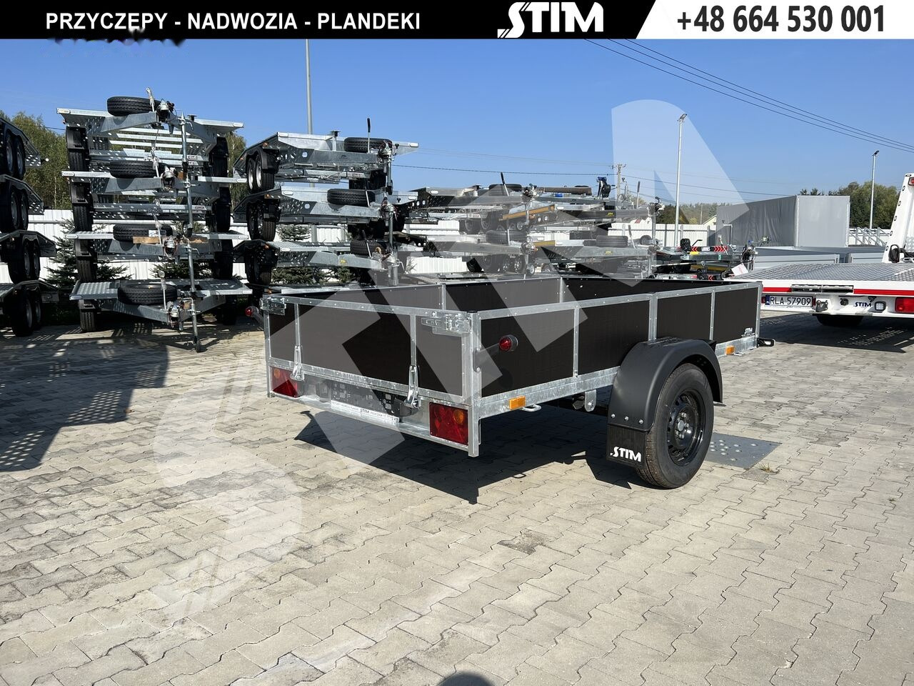 Stim S11-075/2615R + przednia burta otwierana - Auto príves: obrázok 2 Stim S11-075/2615R + przednia burta otwierana - Auto príves: obrázok 2