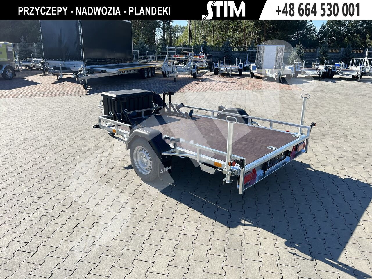 Stim S11-075/2616 Przyczpa pod 2 motocykle - Príves na prepravu motocyklov: obrázok 5 Stim S11-075/2616 Przyczpa pod 2 motocykle - Príves na prepravu motocyklov: obrázok 5