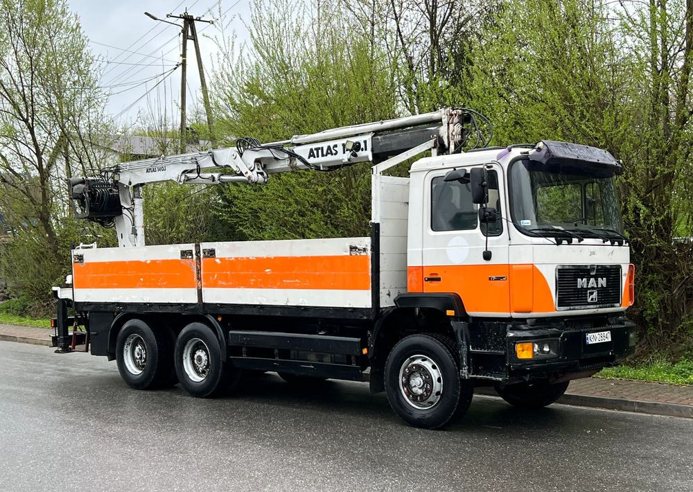 MAN 27-322 MAN 6x4 HDS ATLAS 140 - Valníkový/ Plošinový nákladný automobil: obrázok 1 MAN 27-322 MAN 6x4 HDS ATLAS 140 - Valníkový/ Plošinový nákladný automobil: obrázok 1