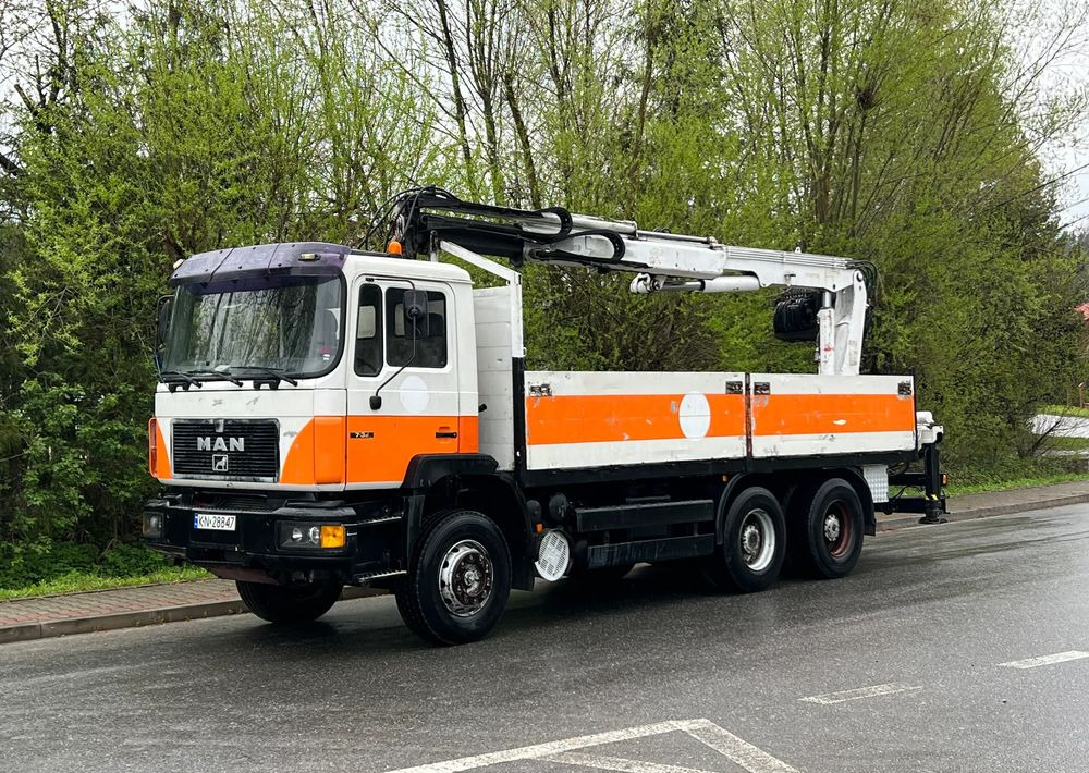 MAN * 27-322 MAN 6x4 * HDS ATLAS 140 * - Valníkový/ Plošinový nákladný automobil, Auto s hydraulickou rukou: obrázok 1 MAN * 27-322 MAN 6x4 * HDS ATLAS 140 * - Valníkový/ Plošinový nákladný automobil, Auto s hydraulickou rukou: obrázok 1