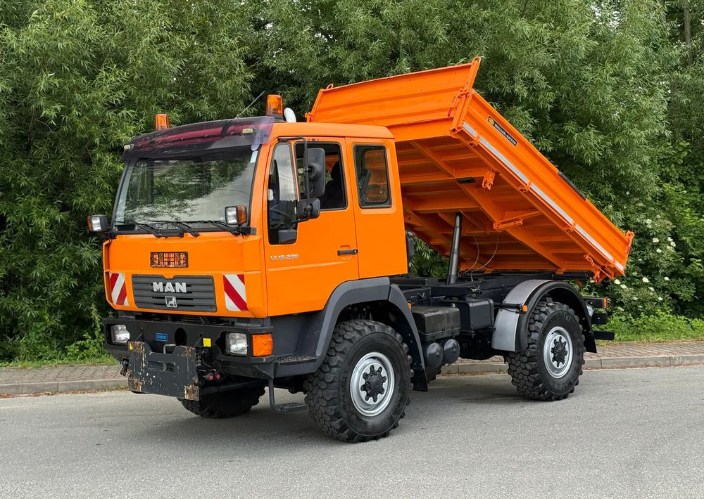 MAN * MAN 10-220 * Kiper Wywrotka Meiller * 4x4 * Zimowe Utrzymanie * Unimog * - Sklápač: obrázok 1 MAN * MAN 10-220 * Kiper Wywrotka Meiller * 4x4 * Zimowe Utrzymanie * Unimog * - Sklápač: obrázok 1