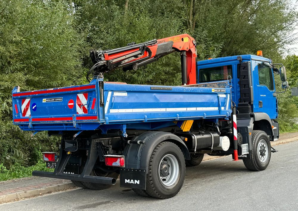 Sklápač MAN * MAN 18 280 * Kiper Wywrotka * 4x4 * HDS Palfinger  120 STAN BARDZO DOBRY * Sprowadzony: obrázok 9