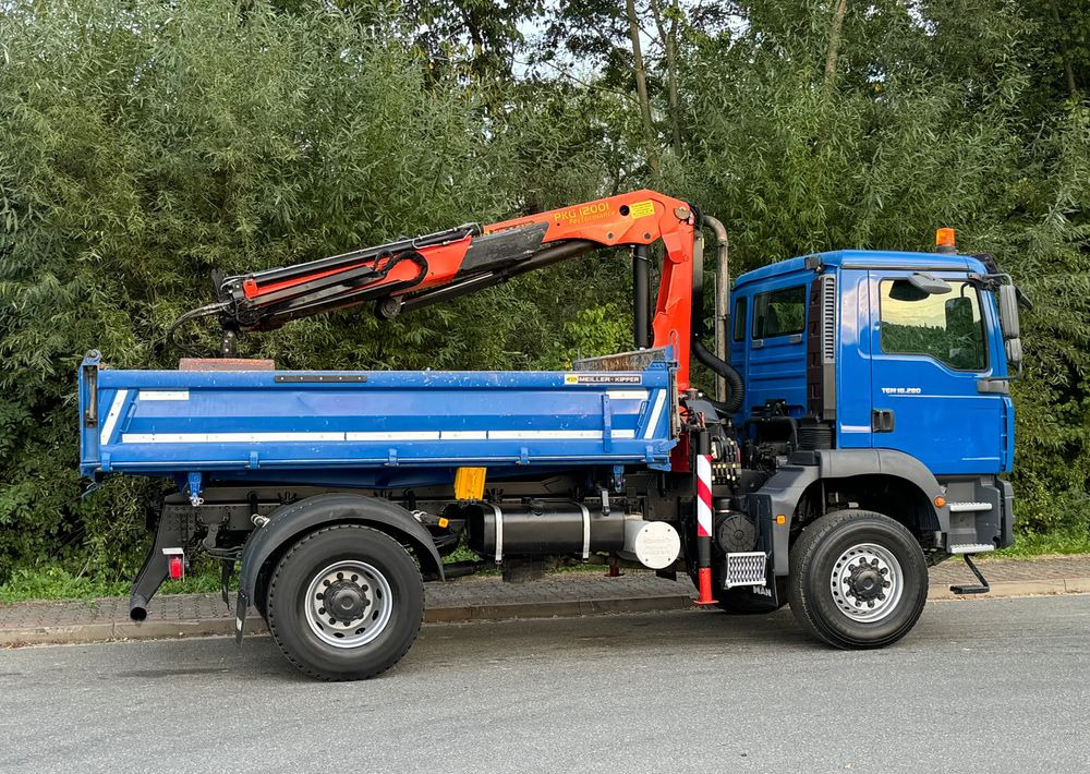 Sklápač MAN * MAN 18 280 * Kiper Wywrotka * 4x4 * HDS Palfinger  120 STAN BARDZO DOBRY * Sprowadzony: obrázok 8