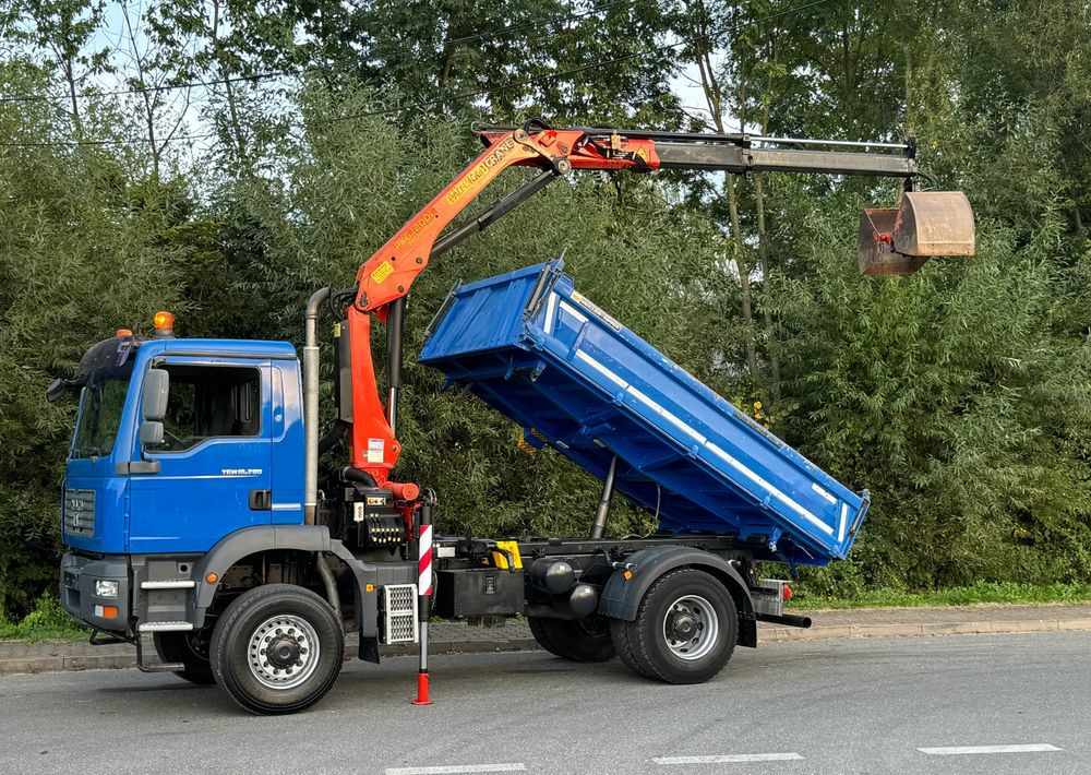Sklápač MAN * MAN 18 280 * Kiper Wywrotka * 4x4 * HDS Palfinger  120 STAN BARDZO DOBRY * Sprowadzony: obrázok 17