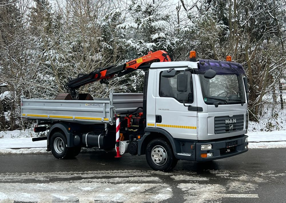 MAN MAN TGL 12-240 Kiper Wywrotka 4x2 Kran PALFINGER PK 12500 BARDZO DOBRY STAN - Sklápač: obrázok 2 MAN MAN TGL 12-240 Kiper Wywrotka 4x2 Kran PALFINGER PK 12500 BARDZO DOBRY STAN - Sklápač: obrázok 2