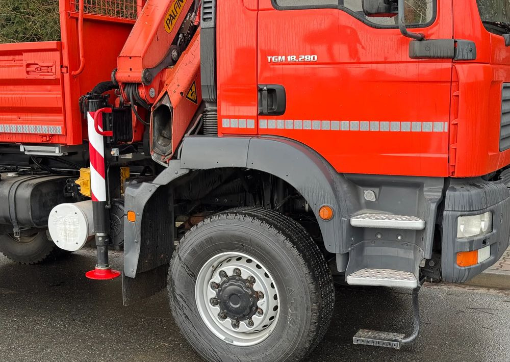 MAN * TGM 18-280 MAN 4x4 HDS Palfinger PK10500 * Kiper Wywrotka * Bardzo Dobry Stan - Sklápač: obrázok 5 MAN * TGM 18-280 MAN 4x4 HDS Palfinger PK10500 * Kiper Wywrotka * Bardzo Dobry Stan - Sklápač: obrázok 5