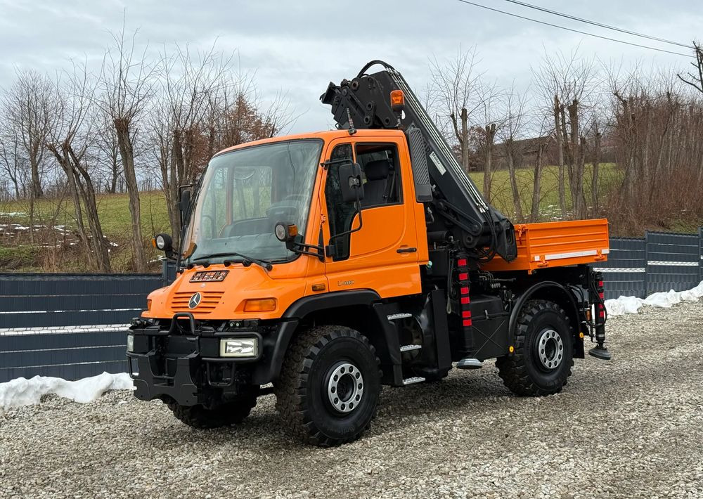 Mercedes-Benz * Mercedes Unimog U 400 * HDS HIAB 166 * Specjalny * Energetyka * Kosz do HDS * Stan Idealny - Valníkový/ Plošinový nákladný automobil, Auto s hydraulickou rukou: obrázok 2 Mercedes-Benz * Mercedes Unimog U 400 * HDS HIAB 166 * Specjalny * Energetyka * Kosz do HDS * Stan Idealny - Valníkový/ Plošinový nákladný automobil, Auto s hydraulickou rukou: obrázok 2