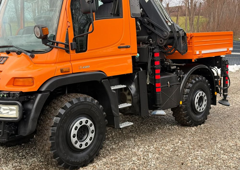 Mercedes-Benz * Mercedes Unimog U 400 * HDS HIAB 166 * Specjalny * Energetyka * Kosz do HDS * Stan Idealny - Valníkový/ Plošinový nákladný automobil, Auto s hydraulickou rukou: obrázok 5 Mercedes-Benz * Mercedes Unimog U 400 * HDS HIAB 166 * Specjalny * Energetyka * Kosz do HDS * Stan Idealny - Valníkový/ Plošinový nákladný automobil, Auto s hydraulickou rukou: obrázok 5