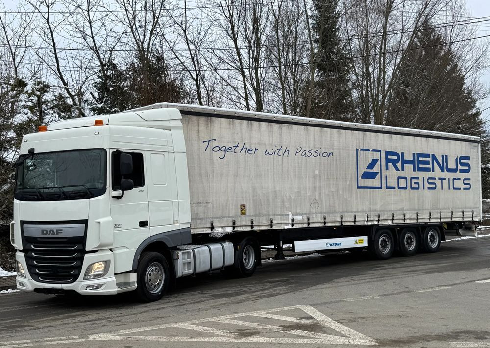 DAF * Zestaw * DAF 106 Euro 6 + Naczepa Krone * Bardzo Dobry Stan - Ťahač, Plachtový náves: obrázok 1 DAF * Zestaw * DAF 106 Euro 6 + Naczepa Krone * Bardzo Dobry Stan - Ťahač, Plachtový náves: obrázok 1