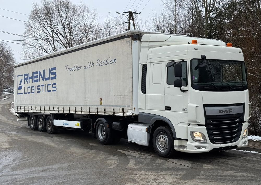 DAF * Zestaw * DAF 106 Euro 6 + Naczepa Krone * Bardzo Dobry Stan - Ťahač, Plachtový náves: obrázok 2 DAF * Zestaw * DAF 106 Euro 6 + Naczepa Krone * Bardzo Dobry Stan - Ťahač, Plachtový náves: obrázok 2