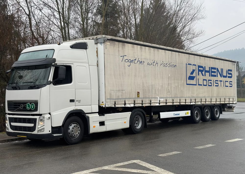 Ťahač Volvo * Zestaw * Volvo FH 500 + Naczepa Krone * Bardzo Dobry Stan: obrázok 17
