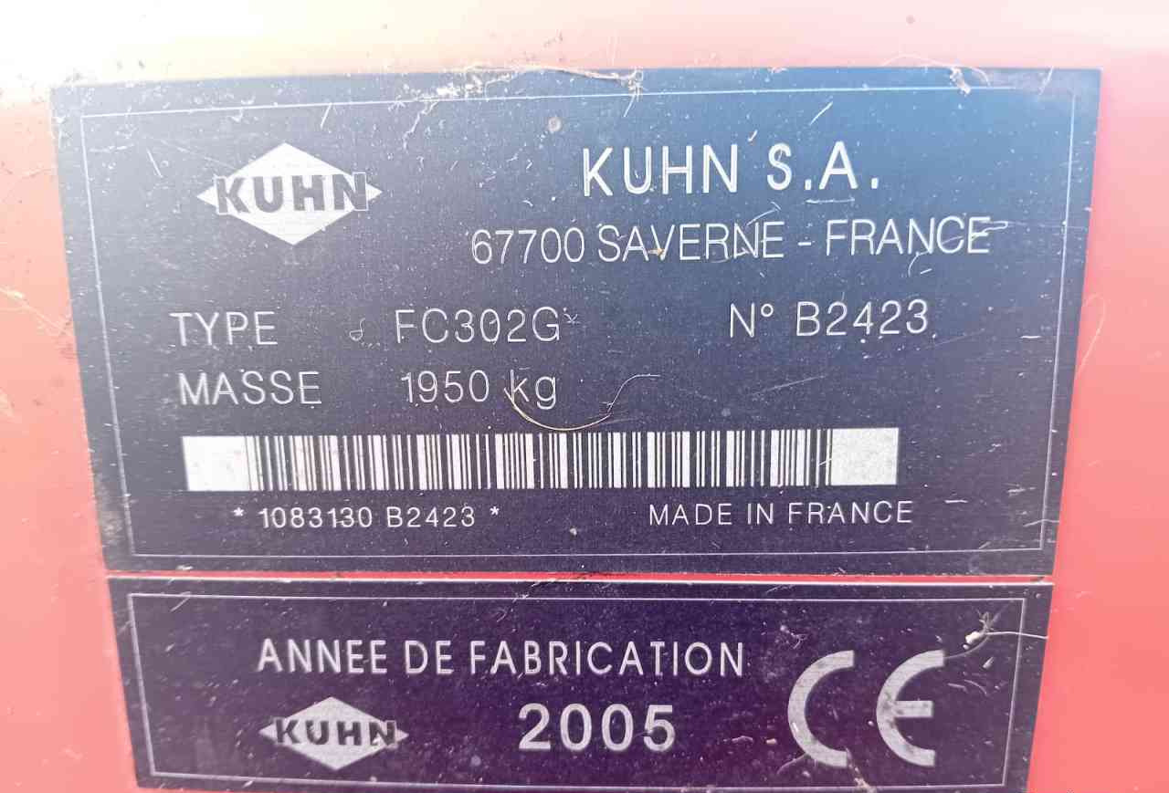 Leasing Kuhn FC302G getrokken schijvenmaaier *Verkocht/sold* Kuhn FC302G getrokken schijvenmaaier *Verkocht/sold*: obrázok 8 Leasing Kuhn FC302G getrokken schijvenmaaier *Verkocht/sold* Kuhn FC302G getrokken schijvenmaaier *Verkocht/sold*: obrázok 8