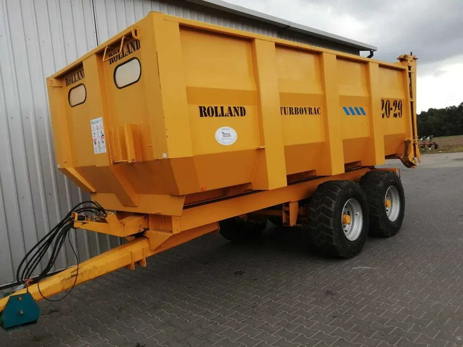 Przyczepa skorupowa 16 ton ROLLAND 20-29 TURBOVRAC - Poľnohospodársky príves: obrázok 4 Przyczepa skorupowa 16 ton ROLLAND 20-29 TURBOVRAC - Poľnohospodársky príves: obrázok 4