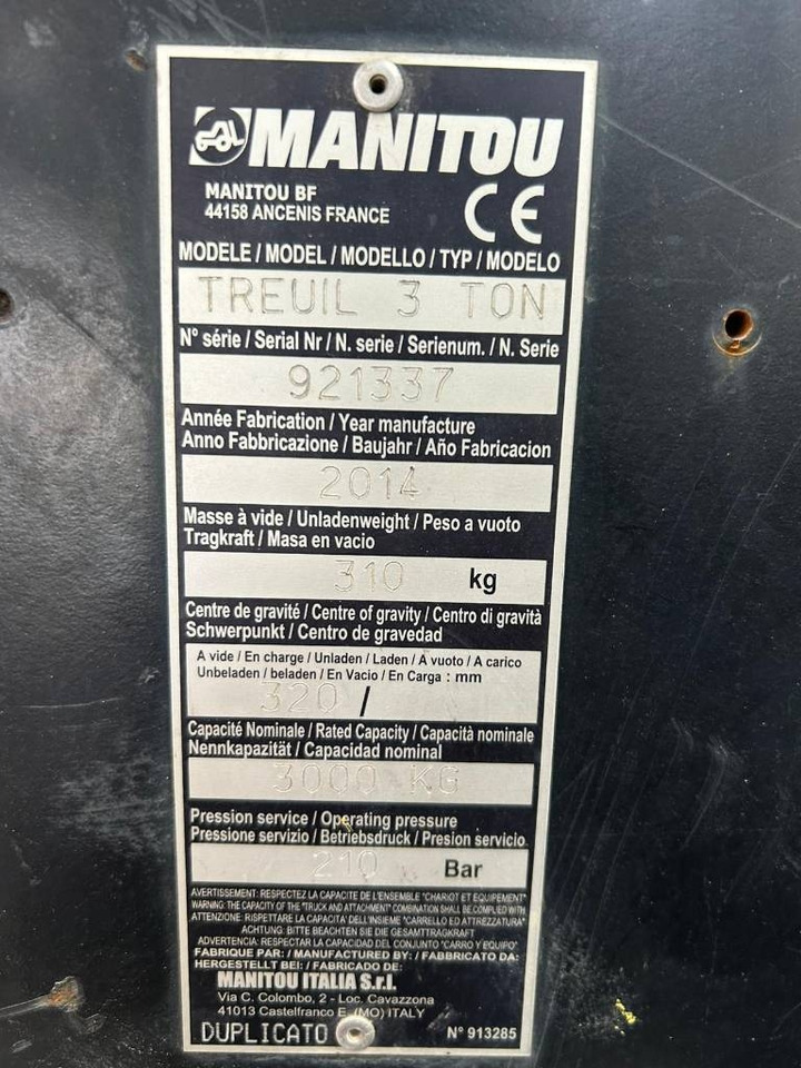 Manitou WINCH 3T - Naviják: obrázok 5 Manitou WINCH 3T - Naviják: obrázok 5
