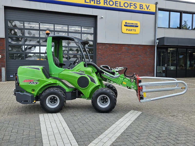 Avant Mini-shovel 735i Rental met Kemp balenklem - Pásový šmykom riadený nakladač: obrázok 3 Avant Mini-shovel 735i Rental met Kemp balenklem - Pásový šmykom riadený nakladač: obrázok 3