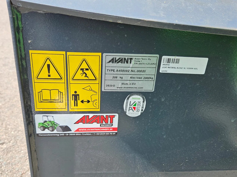 Príslušenstvo pre Poľnohospodárske stroje Avant Volumebak 160cm: obrázok 19